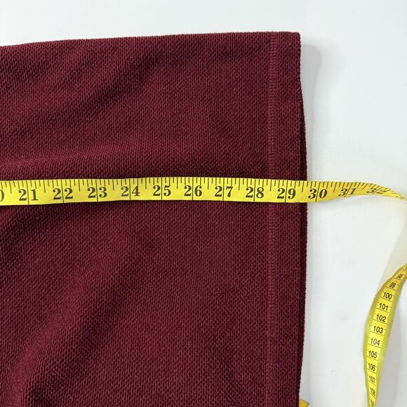 The North Face Pullover Mens 2XL XXL Burgundy Quarter Zip Fleece Embroidered - Picture 6 of 7